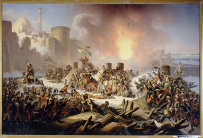 Die zweite Belagerung der Festung Otschakow im Dezember 1788 von Polish School