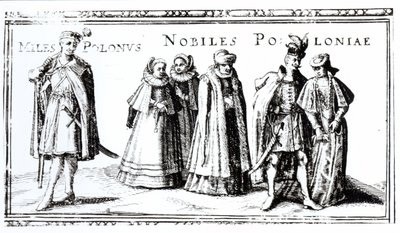 Polnischer Adel (Stich) von Polish School