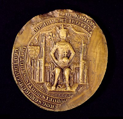 Siegel von Ludwig I. dem Großen, König von Polen von Polish School