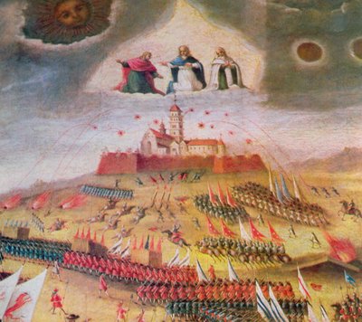 Die schwedische Belagerung des Klosters Jasna Gora im Jahr 1655 von Polish School