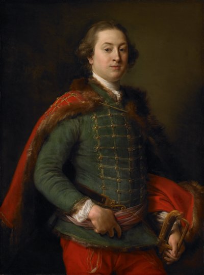 Porträt von John Woodyeare von Pompeo Girolamo Batoni