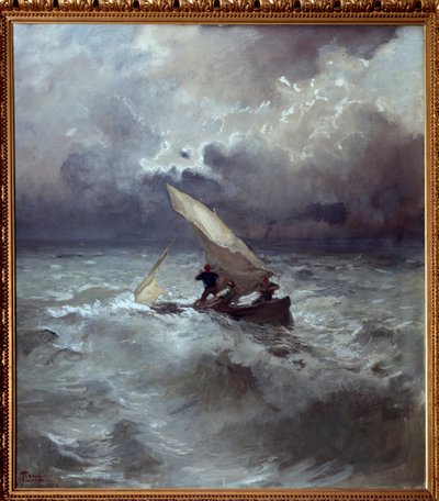 Sturm auf See von Pompeo Mariani