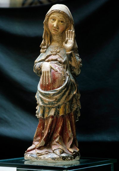 Darstellung der schwangeren Jungfrau Maria von Portuguese School