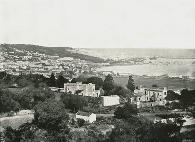 Blick vom Mustafa, Algier, Algerien, 1895 von Poulton and Co