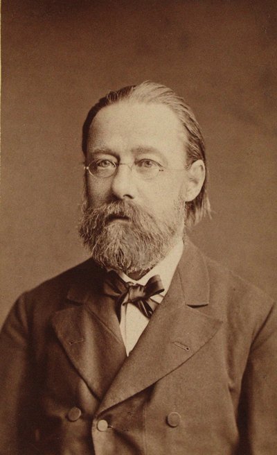 Porträt des Komponisten Bedřich Smetana, 1878 von Prague . Photo studio J. Mulac