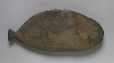 Palette in Form eines Fisches, ca. 3500-2950 v. Chr. (Grauwacke) von Predynastic Period Egyptian