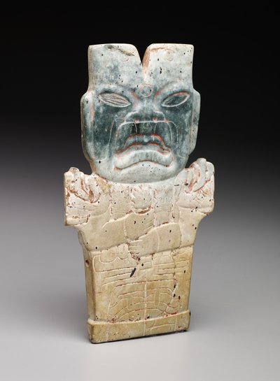 Anthropomorphe Plakette, möglicherweise der Feuerschlange, vorklassische Periode, 800-400 v. Chr. von Prehistoric Prehistoric