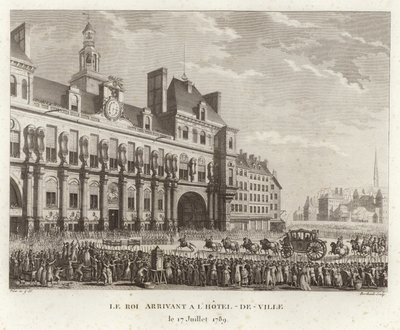 Die Ankunft des Königs im Rathaus von Prieur