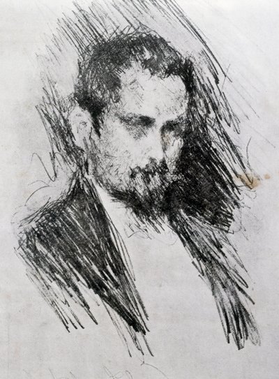 Porträt von Luigi Illica von Prince Paul Petrovic Troubetzkoy