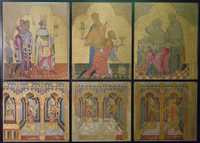 Rekonstruktion eines Wandgemäldes ursprünglich in der St. Stephen