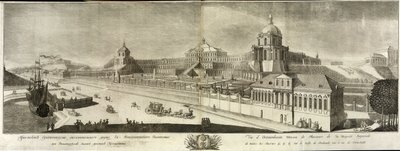 Ansicht des Großen Oranienbaum-Palastes, 1761 von Prokofy Artemyevich Artemyev