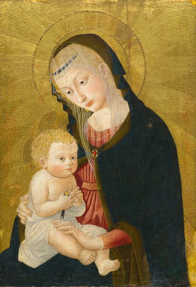 Madonna und Kind von Pseudo Jacopino di Francesco