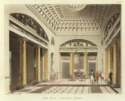 Die Halle von Pugin and Rowlandson