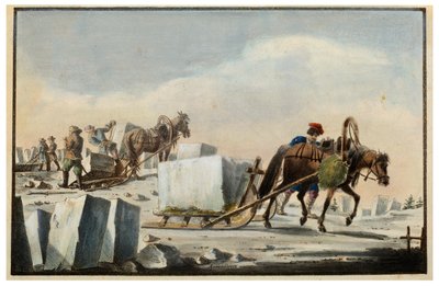 Eisspalten, 1825 von Pyotr Alexandrov