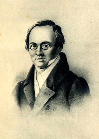 Porträt des Dichters Anton A. Delvig 1798-1831 von Pyotr Fyodorovich Borel