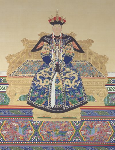 Kaiserin Xiao Cheng Ren (1653 - 1674), erste Gemahlin des Qing-Dynastie-Kaisers Kangxi von Qing Dynasty Chinese School
