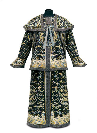 Seltene zeremonielle Uniform eines kaiserlichen Wächters, Qianlong / Jiaqing-Periode (1736-1820) von Qing Dynasty Chinese School