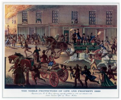 Die edlen Beschützer von Leben und Eigentum, 1820 von R. Reeves
