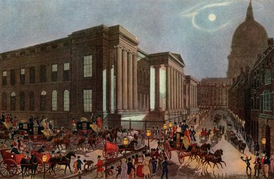 Die königliche Post startet vom General Post Office, London, 1830, 1927 von R. Reeves