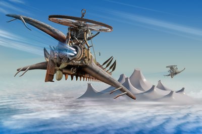Steampunk-Himmelsreisende von Radoslav Penchev