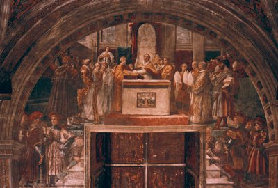 Rechtfertigung von Leo III., 1514 von Raffaello Sanzio Raphael