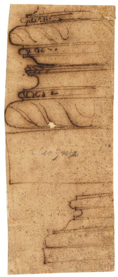 Zwei architektonische Fragmente von Raffaello da Montelupo