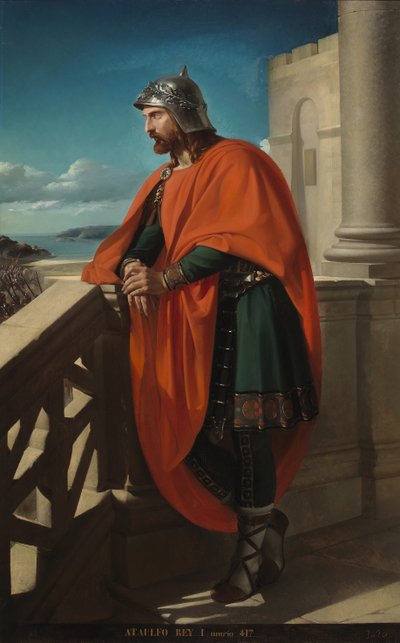 Porträt des westgotischen Königs Ataulf (410-415) von Raimundo de Madrazo y Garreta