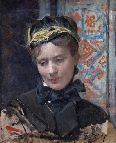Porträt einer Dame von Raimundo de Madrazo y Garreta
