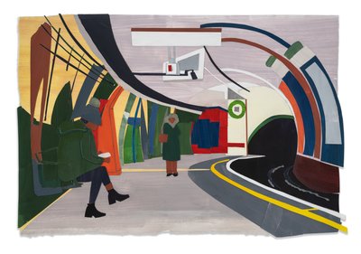 Hampstead Tube, 2023 von Raina Goran