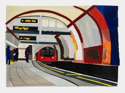 Hampstead Tube, 2023 von Raina Goran
