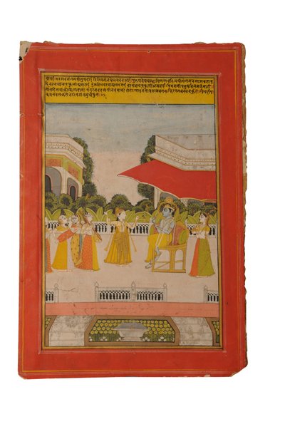 Ragamala-Miniaturmalerei, Rajasthan wahrscheinlich Bundi, frühes 19. Jahrhundert von Rajasthani School
