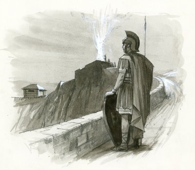 Ein römisches Signalfeuer von Ralph Bruce