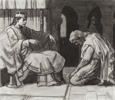 Walteof, Earl of Northumbria vor König Wilhelm I. von Ralph Bruce