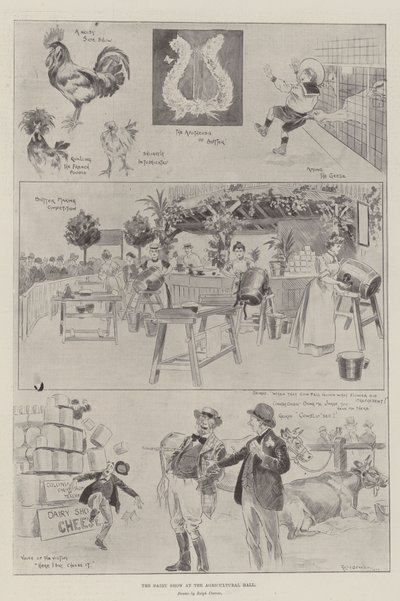 Die Milchviehschau in der Landwirtschaftshalle von Ralph Cleaver