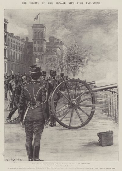 Die Eröffnung des ersten Parlaments von König Edward VII. von Ralph Cleaver