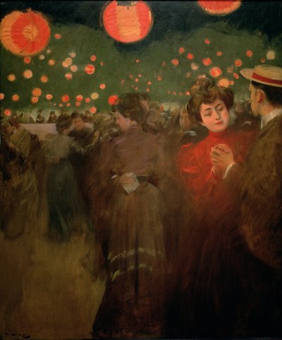 Die Freiluftparty von Ramon Casas i Carbo