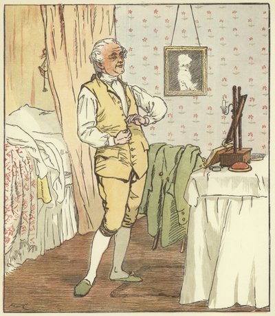 Eine Elegie über den Tod eines verrückten Hundes von Randolph Caldecott