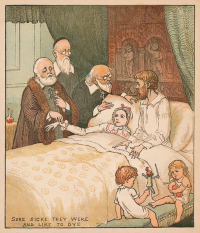 Schwer krank waren sie und dem Tode nahe, um 1878 von Randolph Caldecott