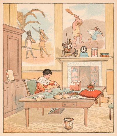 Der König war in seinem Zählhaus und zählte sein Geld, 1880 von Randolph Caldecott