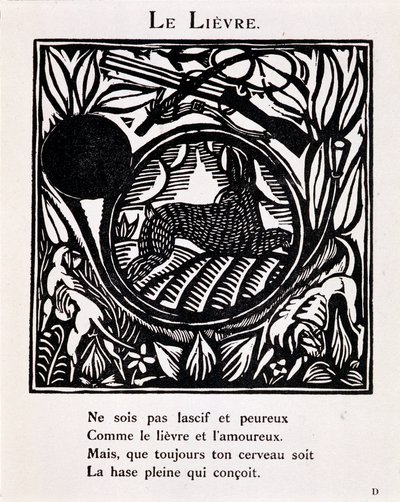 Der Hase - in „Le Bestiaire ou cortège d