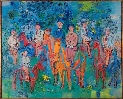 Die Reiter im Wald von Raoul Dufy