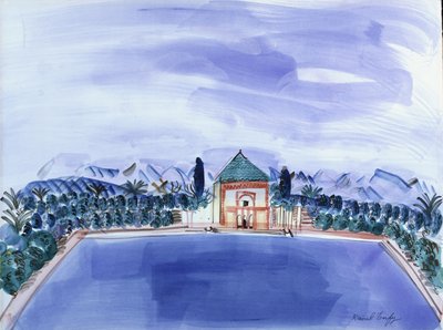 Der Pool in Menara von Raoul Dufy