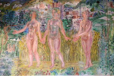 Die Seine, von Paris zum Meer, Detail von Raoul Dufy