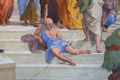 Diogenes von Sinope (Detail) von Raphael (1483 1520)