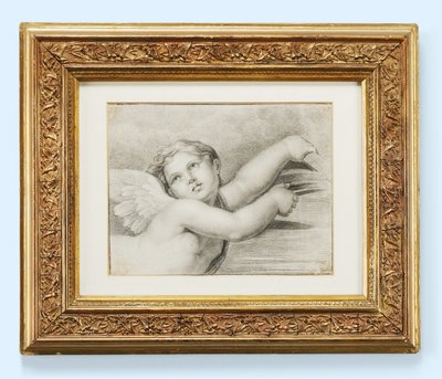Kopf eines Putto von after Raphael