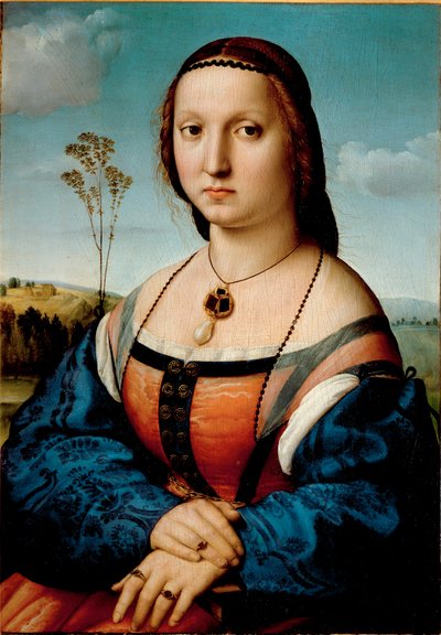 Porträt von Maddalena Doni von Raphael
