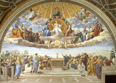Disputation über das Allerheiligste Sakrament von Raphael
