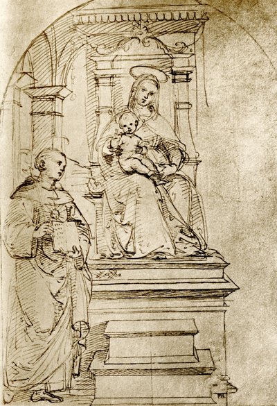 Thronende Madonna von Raffaello Sanzio Raphael
