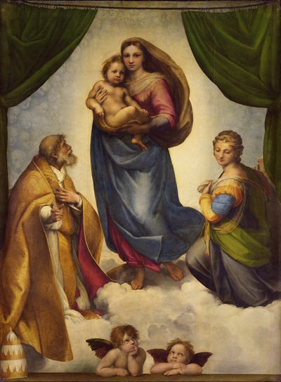Sixtinische Madonna von Raphael