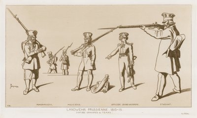 Preußische Landwehr, 1813-15 von Raphael Jacquemin